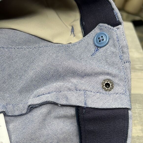 J. Crew Tech Oxford Shorts in Sky blue NWT size 36/9 - Picture 14 of 16